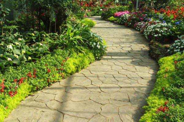 Stone Pathway Repair in Madison